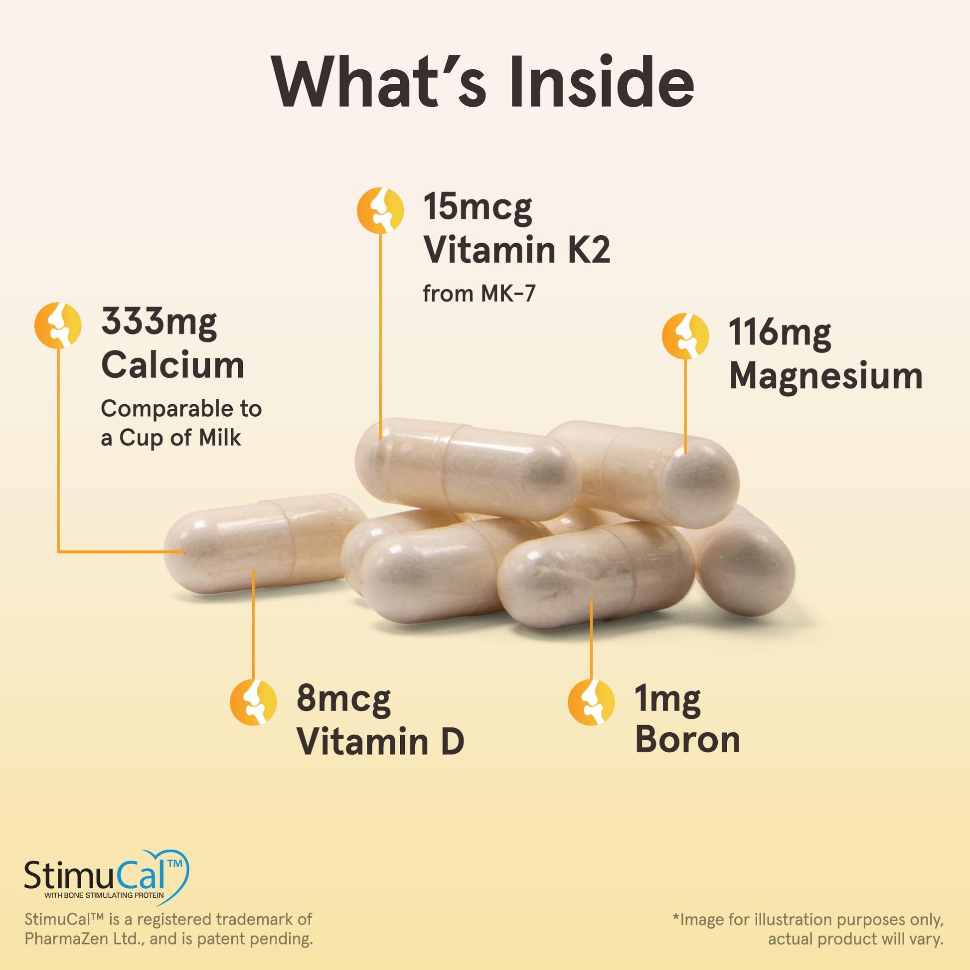 Jarrow Formulas BoneUp Three Per Day for Bone Density and Skeletal Nutrition, Includes Vitamin D3, K2 (as MK-7) and Calcium - Maple Wellness Supplements