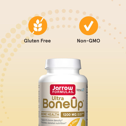 Jarrow Formulas® Ultra BoneUp®, Includes MK-7 and Silicon for Added Bone Support, 240 Bone Health Tablets - Maple Wellness Supplements