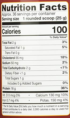 Jarrow Formulas Whey Protein With 18 g of Protein, 3.8 g of BCAAs, & Glutamine, Dietary - Maple Wellness Supplements