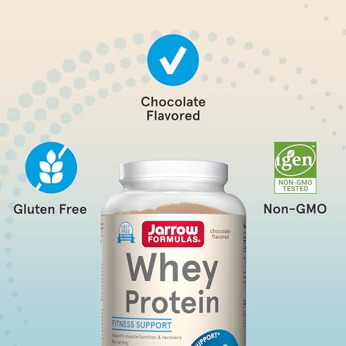 Jarrow Formulas Whey Protein With 18 g of Protein, 3.8 g of BCAAs, & Glutamine, Dietary - Maple Wellness Supplements
