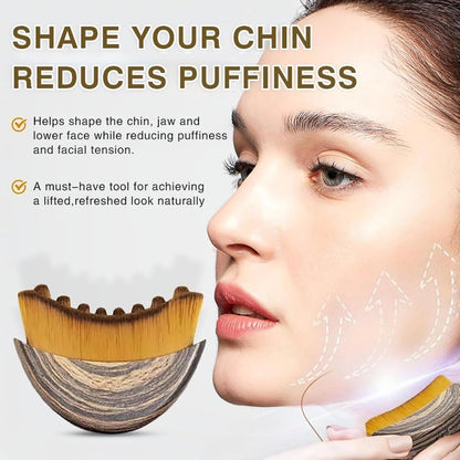 JBSZTH 2-Pack Lymphatic Contour Face Brush, Lymphatic Drainage & Contour Face Massage Brush Set for Gua Sha, Puffiness Reduction, Glowing Skin, Gentle Daily Facial and Body Massage Tool - Maple Wellness Supplements