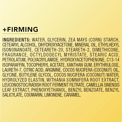 Jergens Natural Glow +Firming Self Tanner Body Lotion, Fair to Medium Skin Tone, Sunless Tanning Moisturizer - Maple Wellness Supplements