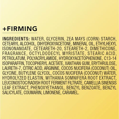 Jergens Natural Glow +Firming Self Tanner Body Lotion, Fair to Medium Skin Tone, Sunless Tanning Moisturizer - Maple Wellness Supplements