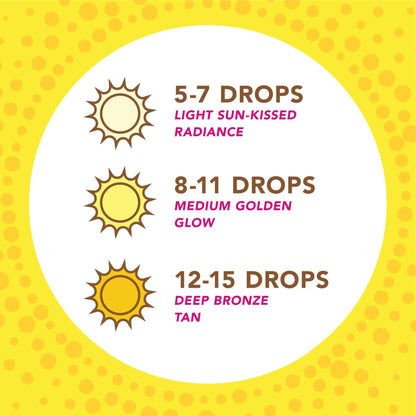 Jergens Natural Glow Instant Sun Drops, Sunless Tanning for Face and Body, Instant Sun Bronzing Drops, Oil Free, 1 Fl Oz - Maple Wellness Supplements