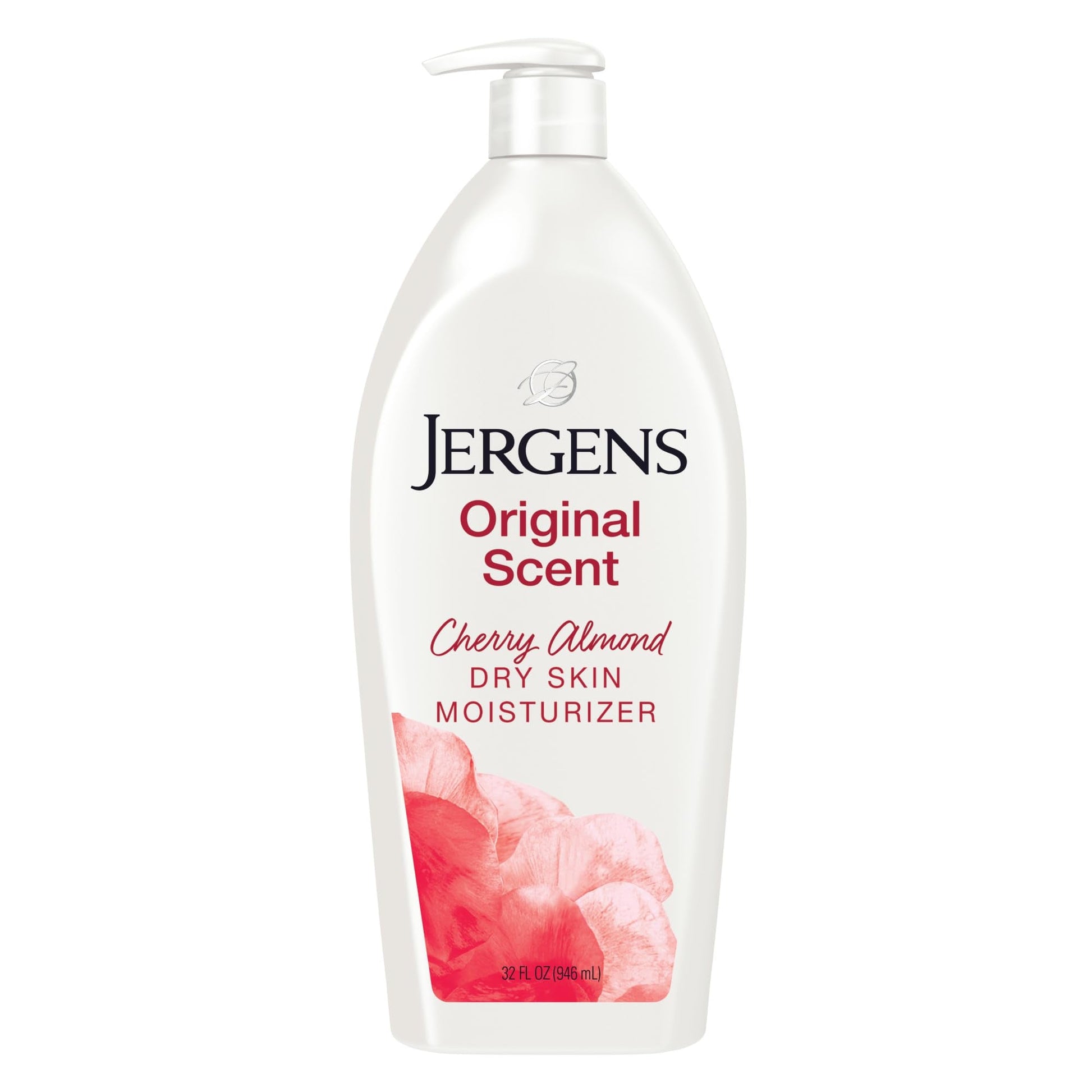 Jergens Original Scent Dry Skin Body Lotion, Hand and Body Moisturizer, Cherry Almond Essence - Maple Wellness Supplements