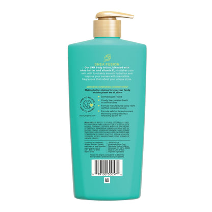 Jergens Shea Fusion Tropical Escape Body Lotion, Moisturizer with Shea Butter & Vitamin E, 14 Fl Oz - Maple Wellness Supplements