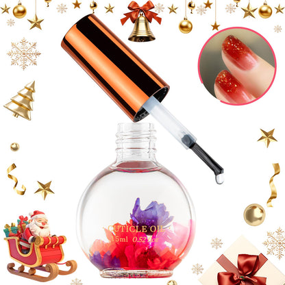 JIASHENG Cuticle Oil, Scented Cuticle Nail Oil Infused with Real Flowers, Hydrates, Moisturizes, Strengthens, Repairs - Maple Wellness Supplements