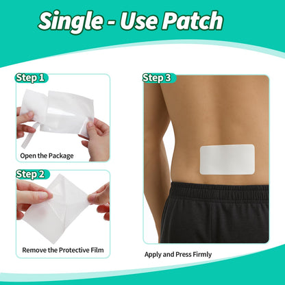 JIATUHAN 4% Lidocaine Pain Relief Patches – Maximum Strength for Back, Neck, Joint & Muscle Pain – Long-Lasting & Flexible – 15 Patches - Maple Wellness Supplements