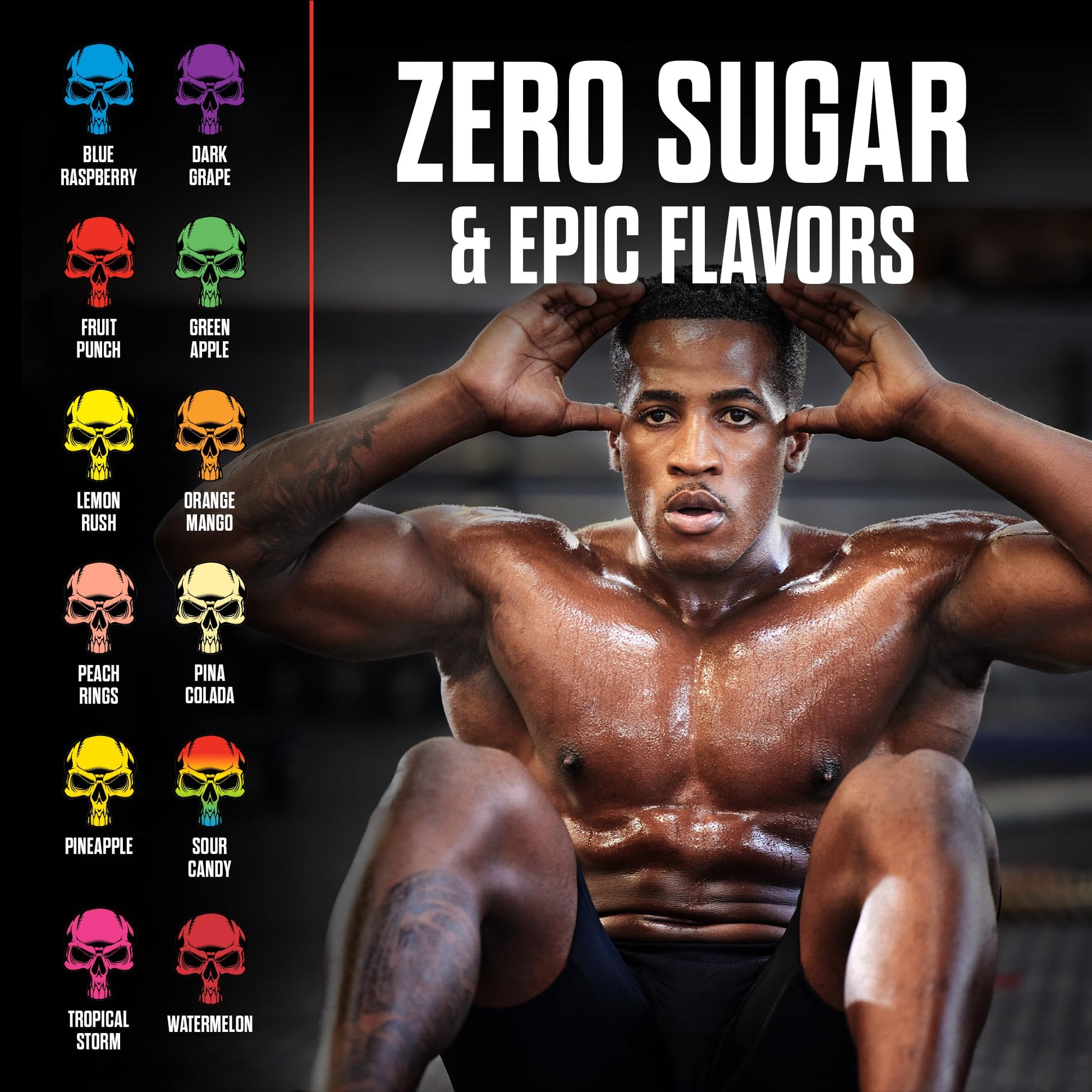 JNX SPORTS The Curse! Pre Workout Powder - Tropical Storm 50 Servings | Preworkout - Maple Wellness Supplements