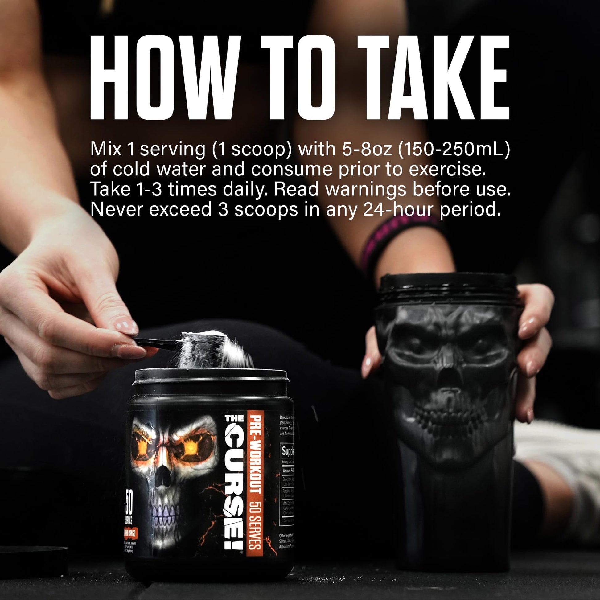 JNX SPORTS The Curse! Pre Workout Powder - Tropical Storm 50 Servings | Preworkout - Maple Wellness Supplements