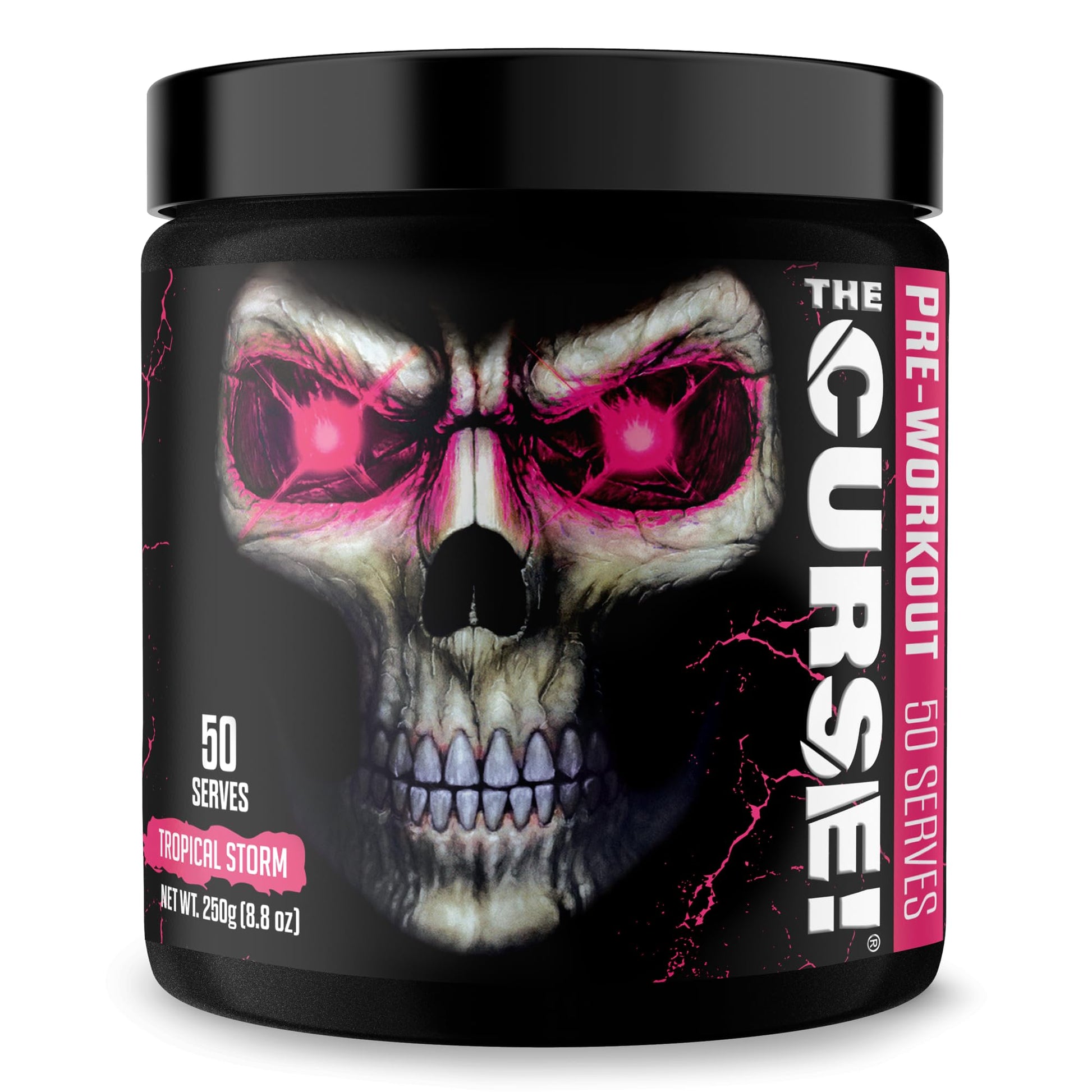 JNX SPORTS The Curse! Pre Workout Powder - Tropical Storm 50 Servings | Preworkout - Maple Wellness Supplements