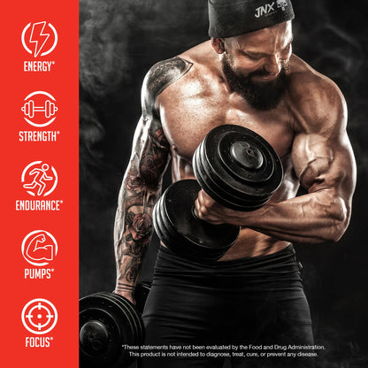 JNX SPORTS The Curse! Pre Workout Powder - Tropical Storm 50 Servings | Preworkout - Maple Wellness Supplements