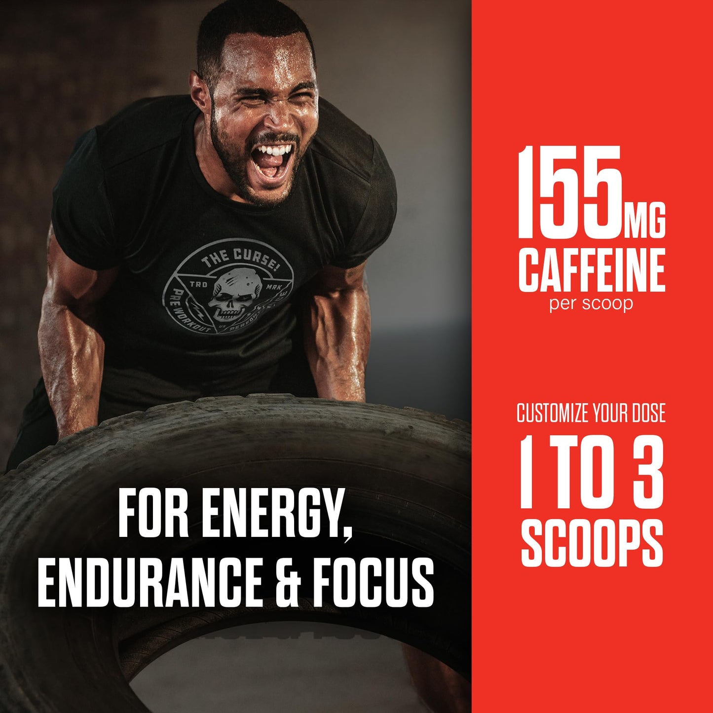 JNX SPORTS The Curse! Pre Workout Powder - Tropical Storm 50 Servings | Preworkout - Maple Wellness Supplements