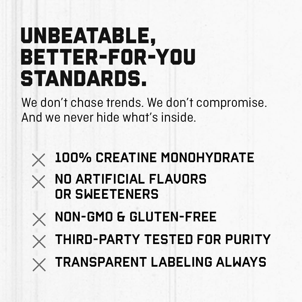 Jocko Fuel Creatine Monohydrate Stick Packs - Pure Micronized Travel Size Powders for Men & Women, Supports Muscle Growth, Strength, Recovery & Cognition, - Maple Wellness Supplements