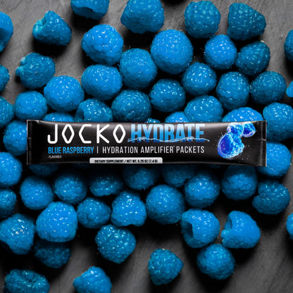 Jocko Fuel Hydrate Electrolytes Powder Packets Low Sugar - Hydration Amplifier Packets for Recovery, Dehydration, & Exercise - with Vitamins B6, B12 & C - Maple Wellness Supplements