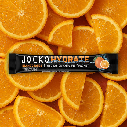 Jocko Fuel Hydrate Electrolytes Powder Packets Low Sugar - Hydration Amplifier Packets for Recovery, Dehydration, & Exercise - with Vitamins B6, B12 & C - Maple Wellness Supplements
