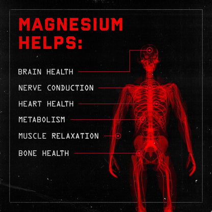 Jocko Fuel Magnesium Complex Supplement - Magnesium Glycinate, Citrate, & Taurate Capsules Dietary Supplement for Muscle Recovery & Relaxation, Heart, Nerve, Bone Support, & Sleep 30-Day Supply - Maple Wellness Supplements