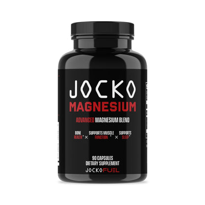 Jocko Fuel Magnesium Complex Supplement - Magnesium Glycinate, Citrate, & Taurate Capsules Dietary Supplement for Muscle Recovery & Relaxation, Heart, Nerve, Bone Support, & Sleep 30-Day Supply - Maple Wellness Supplements