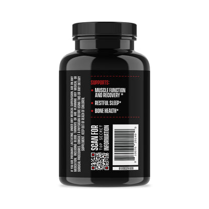 Jocko Fuel Magnesium Complex Supplement - Magnesium Glycinate, Citrate, & Taurate Capsules Dietary Supplement for Muscle Recovery & Relaxation, Heart, Nerve, Bone Support, & Sleep 30-Day Supply - Maple Wellness Supplements