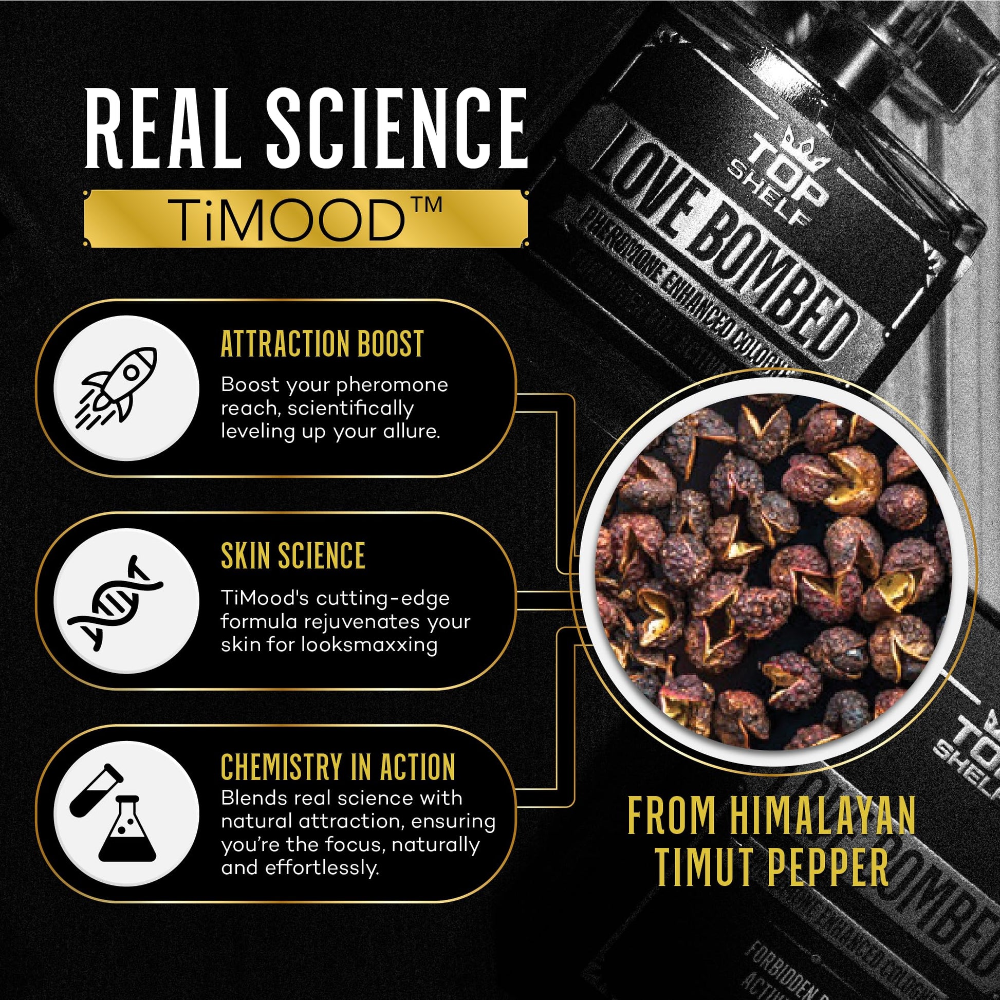 Join Top Shelf Grind Love Bombed - Pheromone Cologne for Men | Bold Attraction - Maple Wellness Supplements