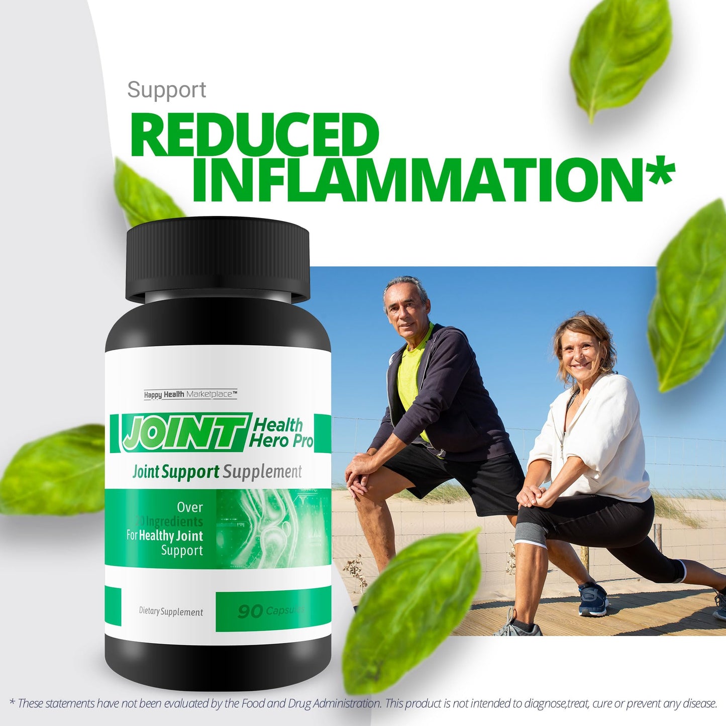 Joint Health Hero Pro - Our Best Joint & Bone Support Supplement - Turmeric - Vitamin D - Vitamin C - for Knees, Hips, Hands, Feet, Back, Neck, and More - Our Best Vitamin D Formula - Maple Wellness Supplements