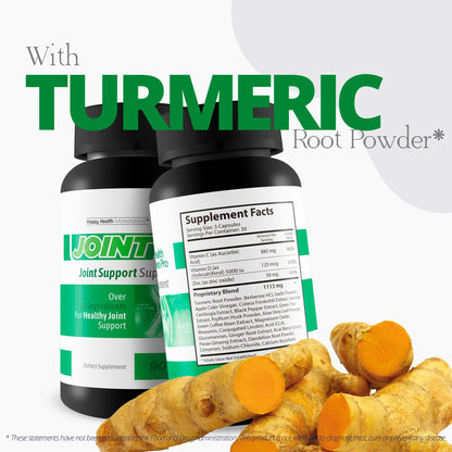 Joint Health Hero Pro - Our Best Joint & Bone Support Supplement - Turmeric - Vitamin D - Vitamin C - for Knees, Hips, Hands, Feet, Back, Neck, and More - Our Best Vitamin D Formula - Maple Wellness Supplements