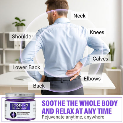 Joint Purple Gel, Fast-Absorbing Soothing Relief Massage Gel with Natural Extracts, Support Muscle, Joint, Shoulder, Knee, Back, Lumbar & Muscle Stiffness - Maple Wellness Supplements