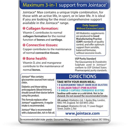 Jointace Vitabiotics Max, 84 Count (Pack of 1) - Maple Wellness Supplements