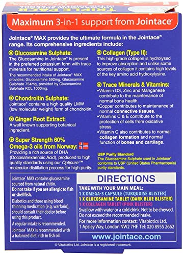 Jointace Vitabiotics Max, 84 Count (Pack of 1) - Maple Wellness Supplements
