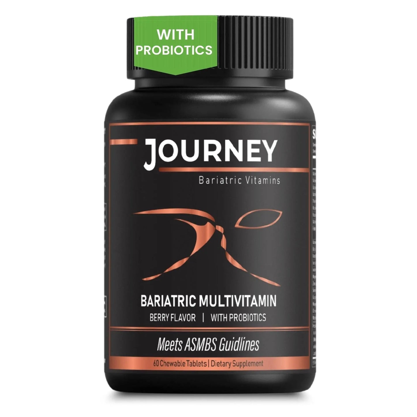 Journey Bariatric Multivitamin with Probiotics & Iron – Chewable, Berry (60 Count) - Maple Wellness Supplements