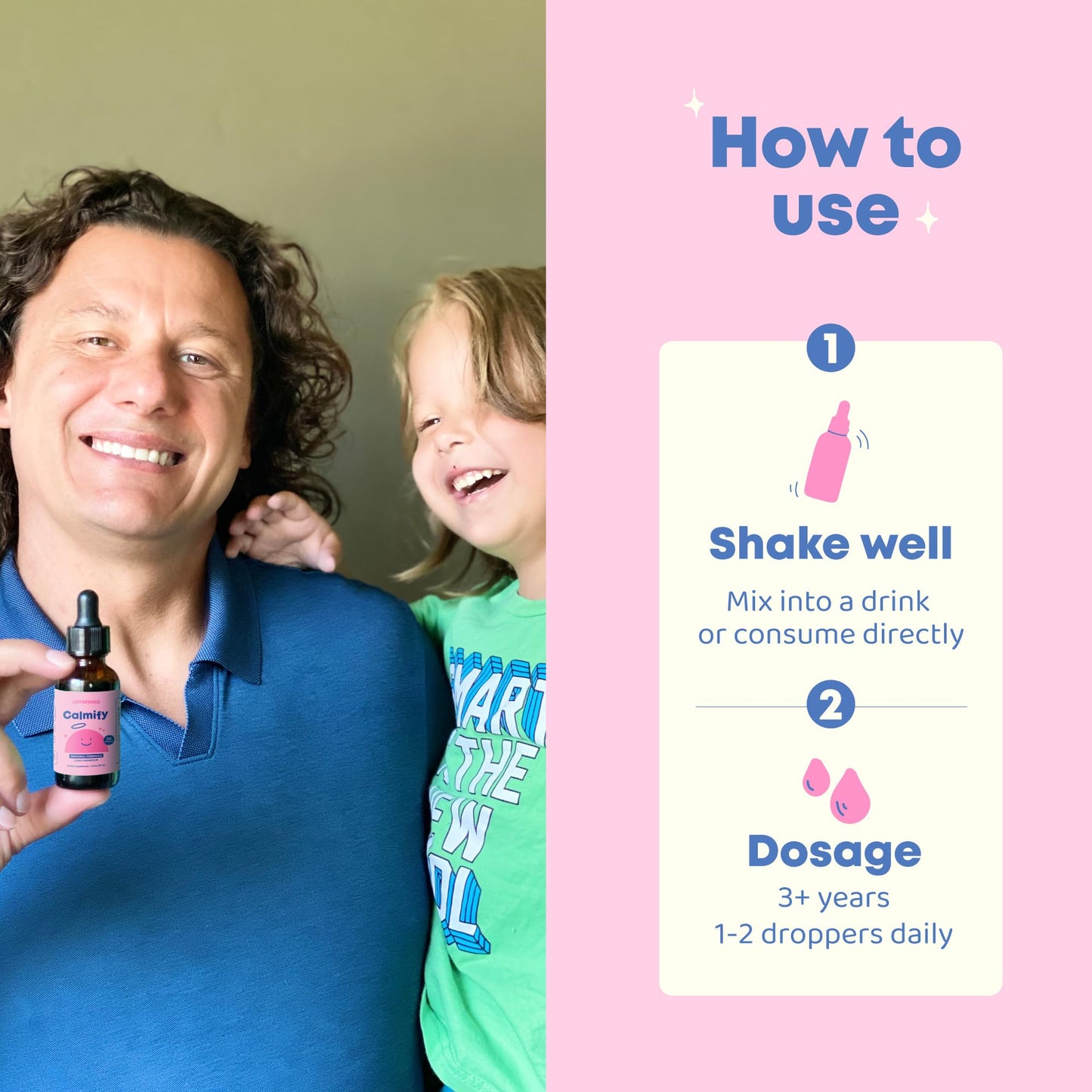 JoySpring Calmify Magnesium Citrate Liquid for Kids - Sugar-Free, Gluten-Free Calming Supplement with Chamomile - Maple Wellness Supplements