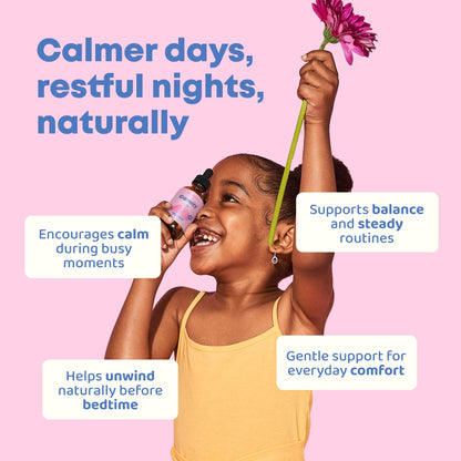 JoySpring Calmify Magnesium Citrate Liquid for Kids - Sugar-Free, Gluten-Free Calming Supplement with Chamomile - Maple Wellness Supplements