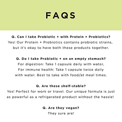 JSHealth Vitamins Gut Health and Immunity Formula | Probiotics for Women and Men - Maple Wellness Supplements