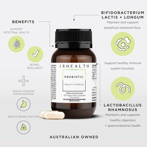 JSHealth Vitamins Gut Health and Immunity Formula | Probiotics for Women and Men - Maple Wellness Supplements