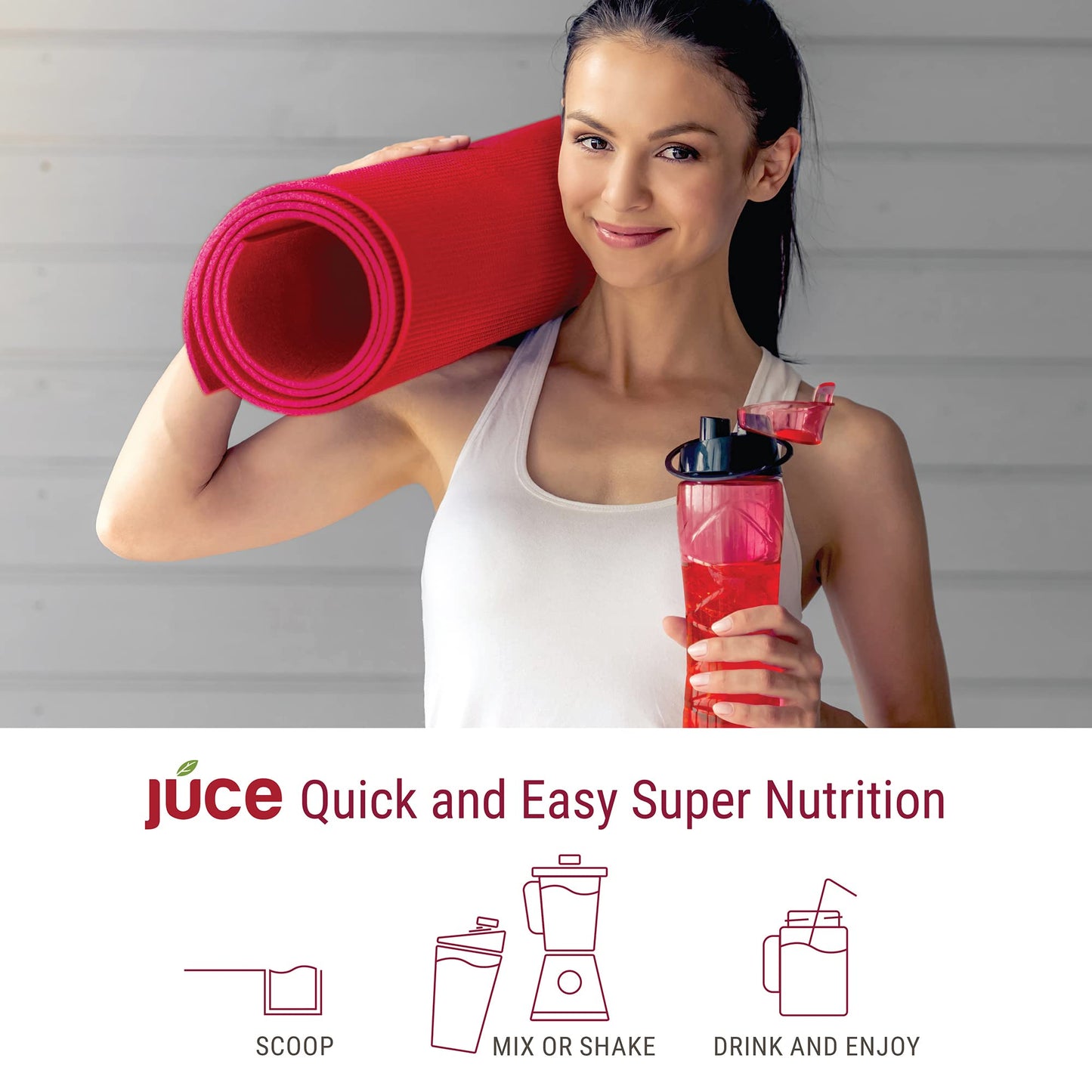 JUCE Reds Organic Superfood Powder - Garden Berry Flavor | Fruit and Veggie Powder - Maple Wellness Supplements