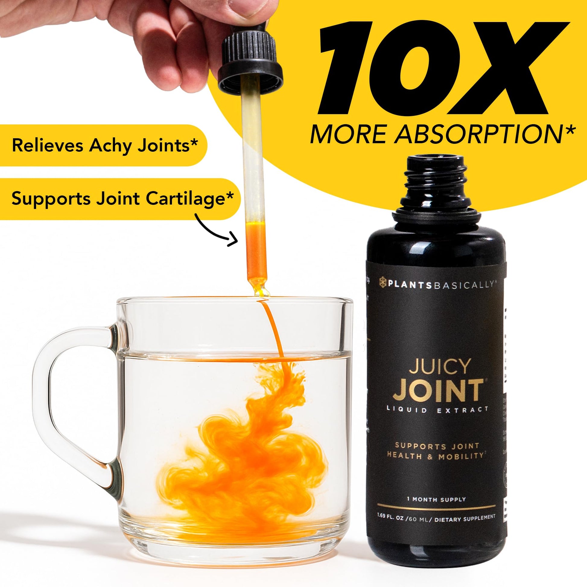 Juicy Joint by Plants Basically – Joint Support Supplement for Mobility, Relief & Recovery | - Maple Wellness Supplements