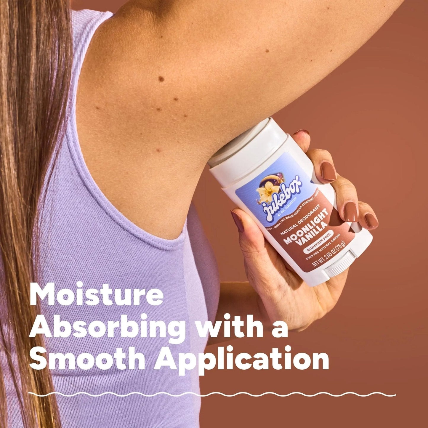 Jukebox Natural Women’s Deodorant – Aluminum Free, 72 Hour Odor Protection – Made with Arrowroot, Charcoal & Postbiotics – Sky Blue Malibu, 2.65 oz - Maple Wellness Supplements