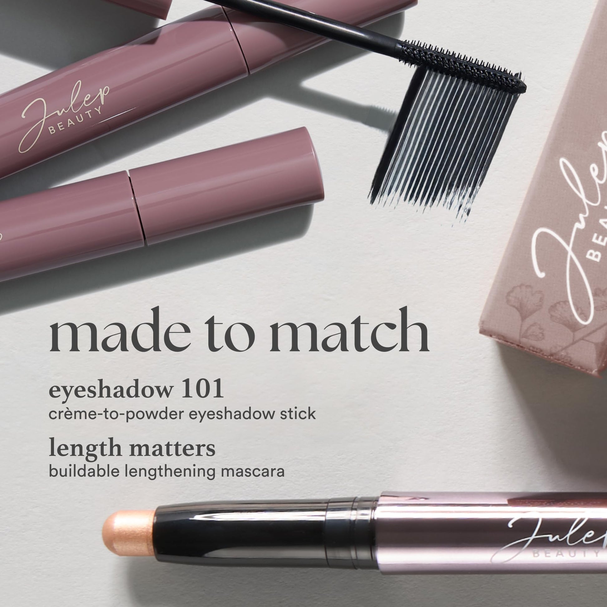 Julep Eyeshadow 101 Cream-to-Powder Waterproof Shadow Stick – Sand Shimmer – Long-Lasting, Crease-Proof, Champagne Toned Shimmer Cream Eyeshadow with Built-in Smudger - Maple Wellness Supplements