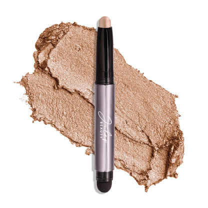 Julep Eyeshadow 101 Cream-to-Powder Waterproof Shadow Stick – Sand Shimmer – Long-Lasting, Crease-Proof, Champagne Toned Shimmer Cream Eyeshadow with Built-in Smudger - Maple Wellness Supplements
