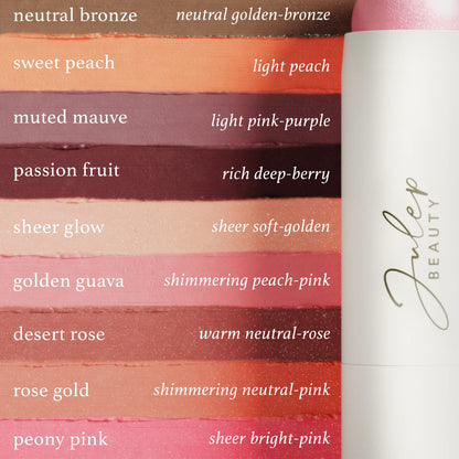Julep Skip The Brush Cream to Powder Blush Stick - Muted Mauve - Blendable and Buildable Color - 2-in-1 Blush and Lip Makeup Stick - Maple Wellness Supplements