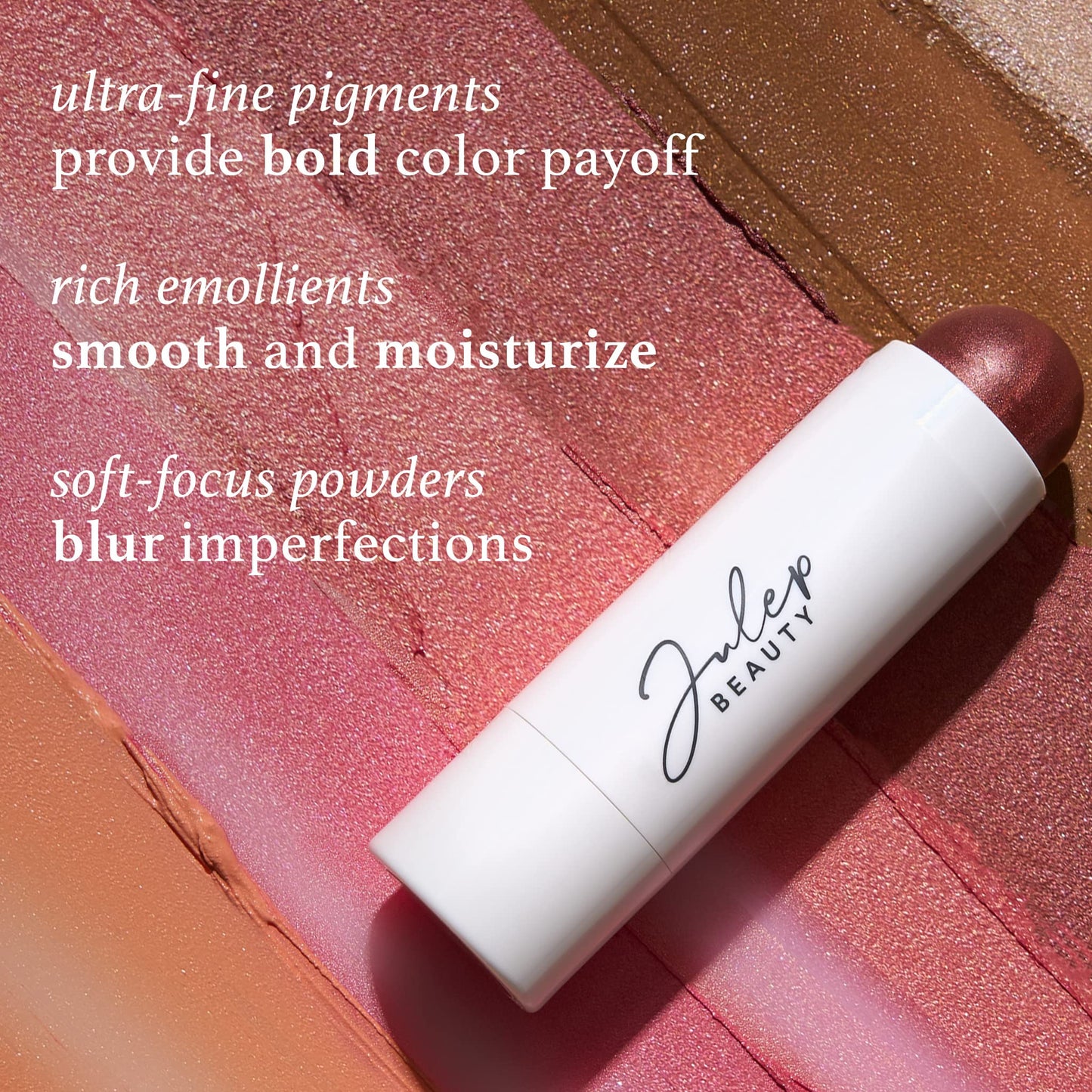 Julep Skip The Brush Cream to Powder Blush Stick - Muted Mauve - Blendable and Buildable Color - 2-in-1 Blush and Lip Makeup Stick - Maple Wellness Supplements