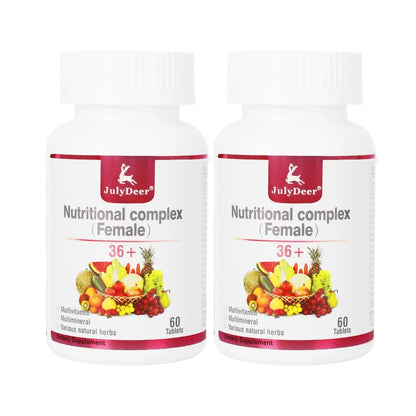 JulyDeer One Daily Tablet Multivitamin for Women - Complete Multimineral with Vitamin A, C, D, E and B-Complex, Zinc & More for Women's Immunity - Maple Wellness Supplements