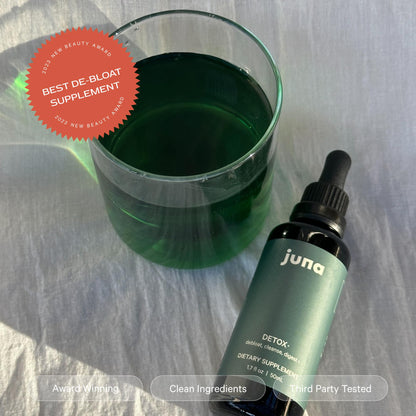 Juna Detox Chlorophyll Drops — Daily Wellness & Detox Support | Lemon Mint Spa Water Taste | Supports Cellular Health, Cleanse - Maple Wellness Supplements