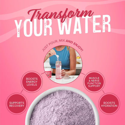 JUNP Electrolytes Powder No Sugar No Carbs, Wild Berry Fruit Flavor Keto Electrolyte Drink Mix - Potassium & Salt Hydration Powder Electrolytes, Zero Calorie Sugar Free Electrolyte Powder, 90 Servings - Maple Wellness Supplements