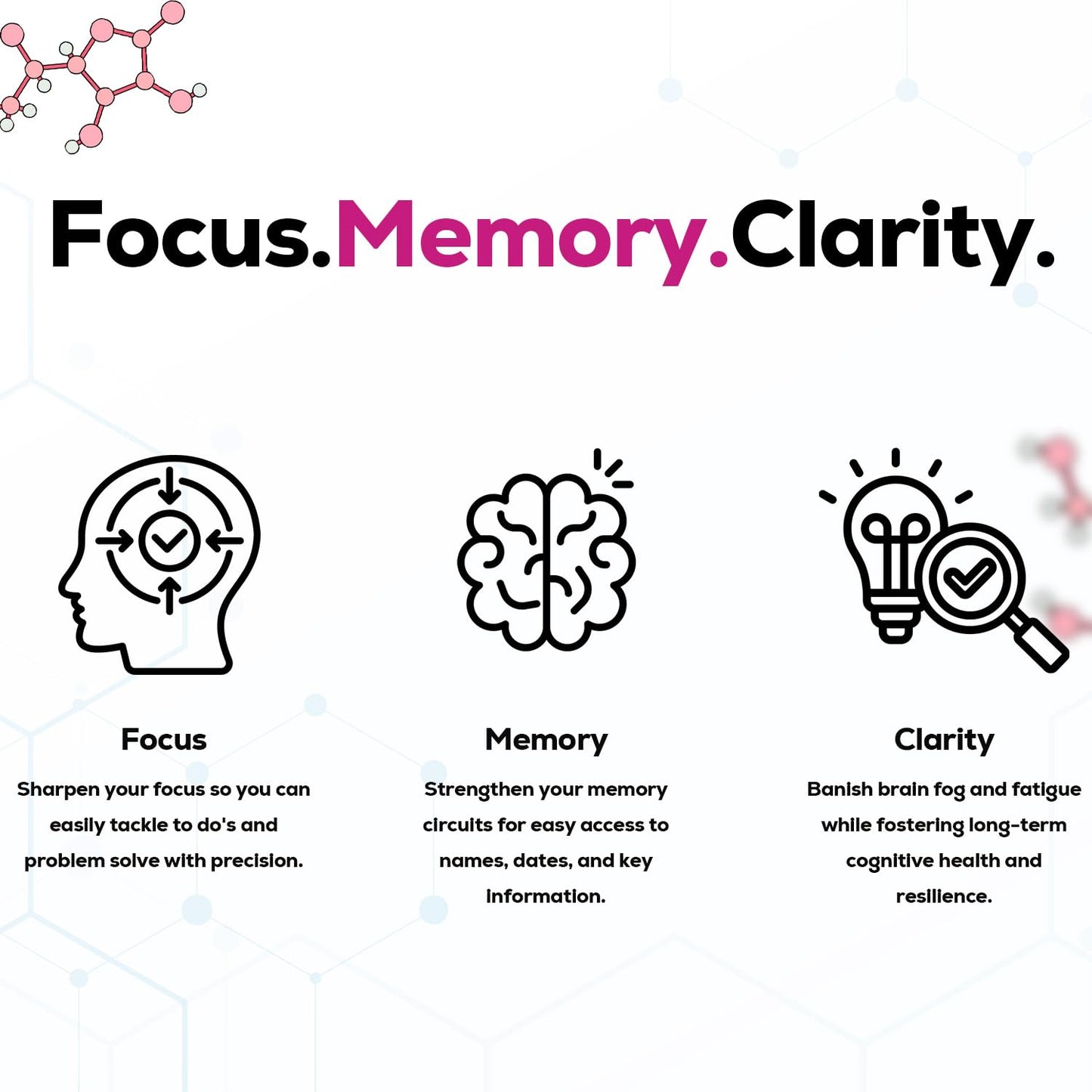 Just Thrive Focus & Memory Gummies – Nootropic Brain Supplement for Clarity, Concentration, Memory Support, & Energy – Citicoline, Lion’s Mane, Vitamin B12 & D3 - Maple Wellness Supplements