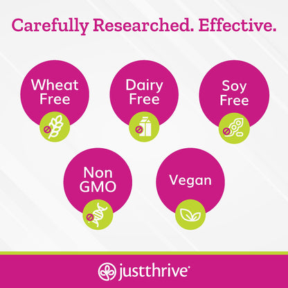 Just Thrive - Just Calm - Cortisol Manager - Calming, Memory, and Mood Support Supplement - Vegan, 30 Calm Capsules - Maple Wellness Supplements