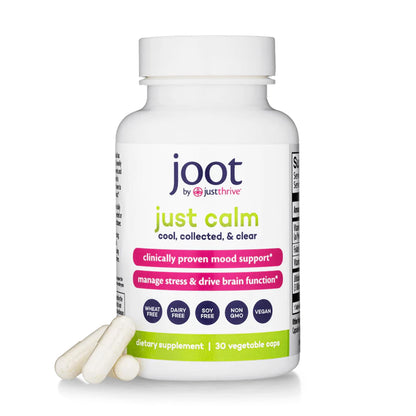 Just Thrive - Just Calm - Cortisol Manager - Calming, Memory, and Mood Support Supplement - Vegan, 30 Calm Capsules - Maple Wellness Supplements