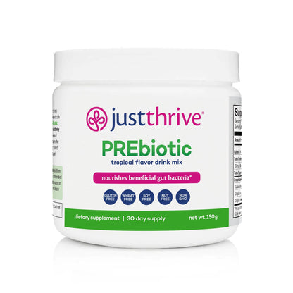 Just Thrive PREbiotic Powder - Digestive and Immune Support Supplement, 150 g - Maple Wellness Supplements