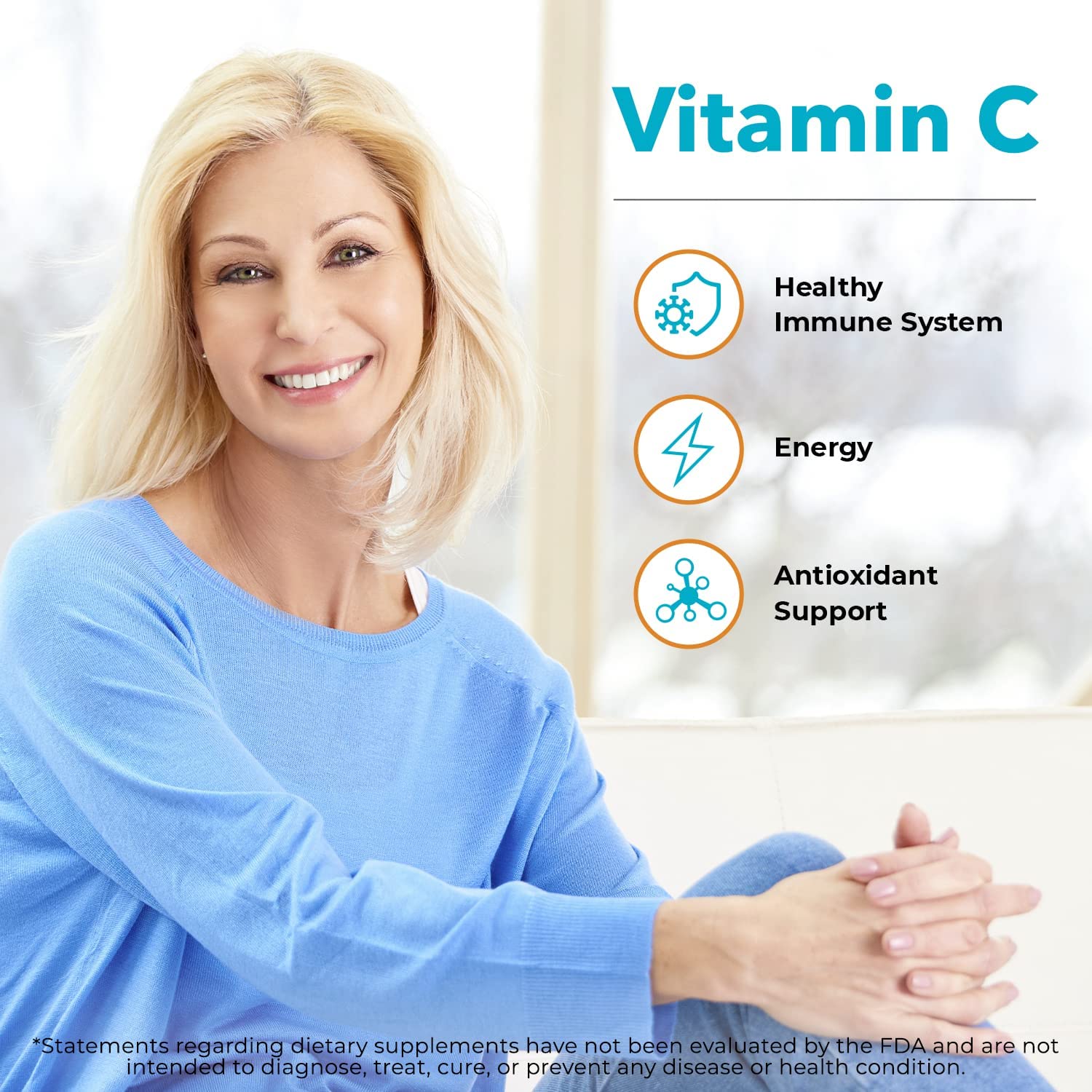 Juvenon Immune Wellness Defense Supplement with Vitamin C, Chelated Zinc Immune Booster Antioxidant Benefits for Adults, Healthy Aging, Heart Health, 30 Capsules - Maple Wellness Supplements