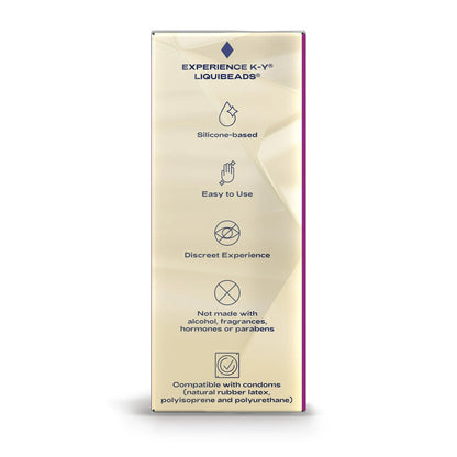 K-Y Liquibeads Vaginal Moisturizer for Women, Silicone Lube Vaginal Suppository, Vaginal Lubricant Helps Reduce Pain Due to Vaginal Dryness, 6 Vaginal Suppositories & 6 Vaginal Applicators - Maple Wellness Supplements